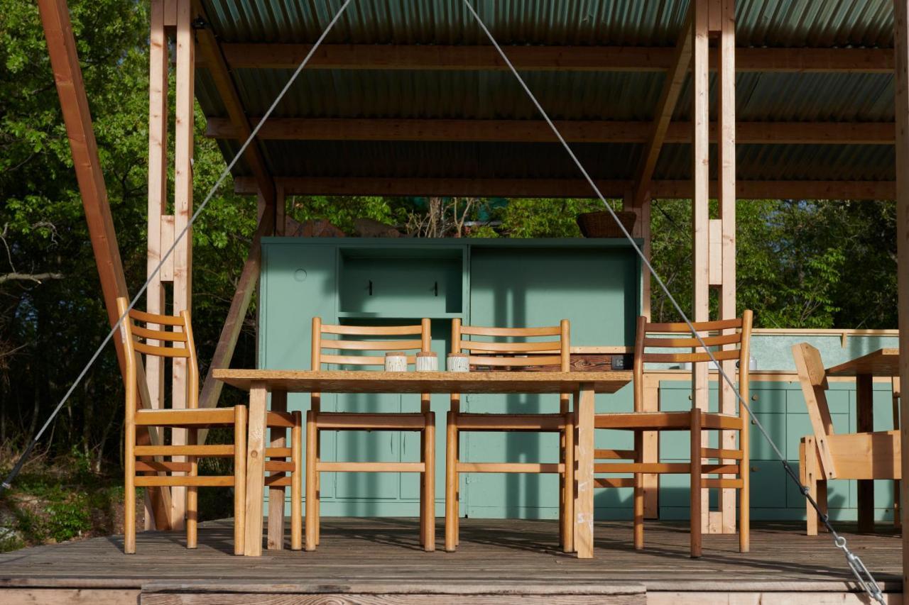 Agricola Ombra - Tents In Nature Otel Lajatico Dış mekan fotoğraf